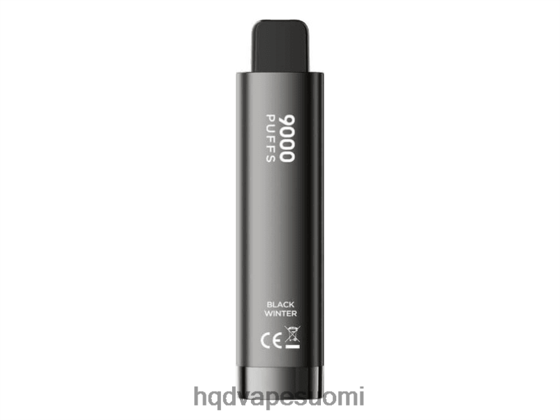 HQD CUVIE 9000 PUFFS kertakäyttöinen musta talvi JLT48271 | HQD VAPE SUOMI