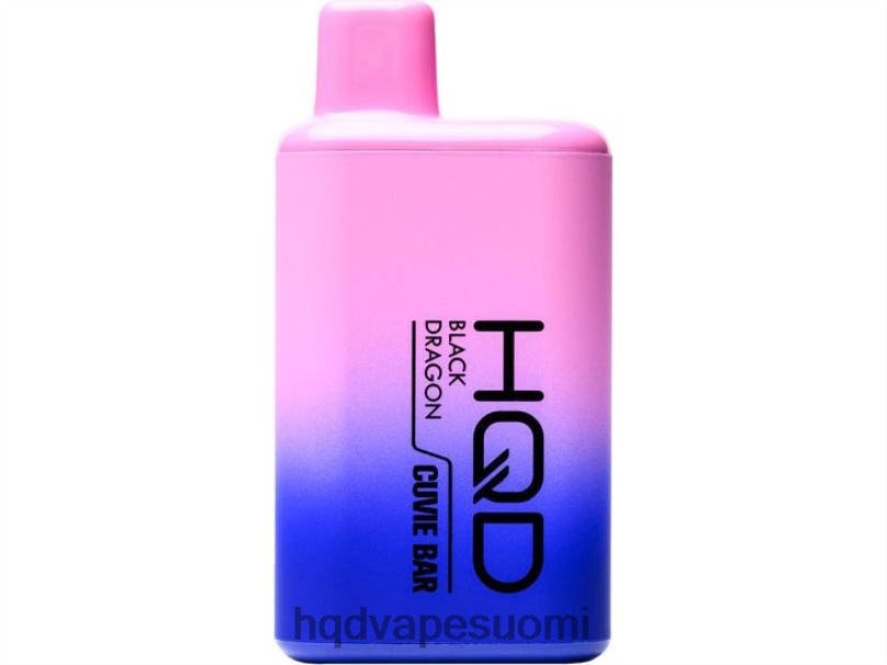 HQD CUVIE BAR kertakäyttöinen Musta Lohikäärme JLT48131 | HQD VAPE SUOMI