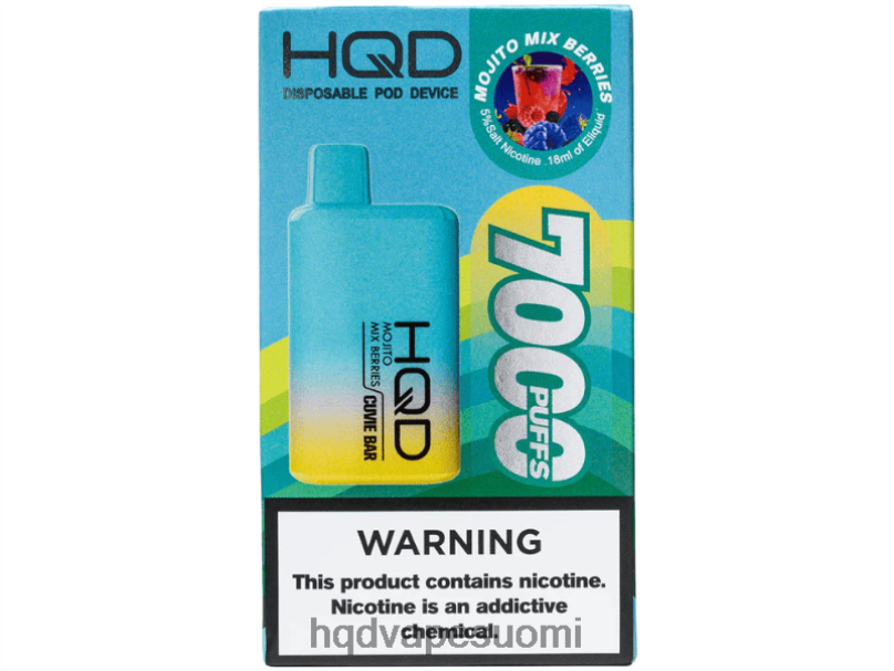 HQD CUVIE BAR kertakäyttöinen mojito sekoitus marjoja JLT48224 | HQD VAPE ESPOO