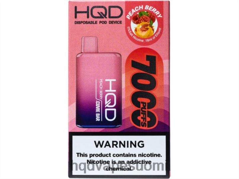 HQD CUVIE BAR kertakäyttöinen persikka marja JLT48228 | HQD VAPE ONLINE SHOP