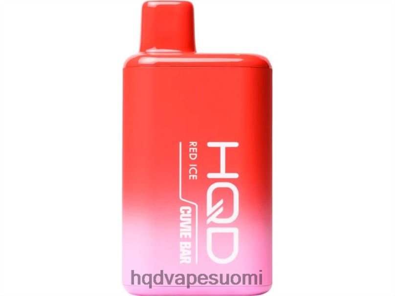 HQD CUVIE BAR kertakäyttöinen punaista jäätä JLT48244 | HQD VAPE ESPOO