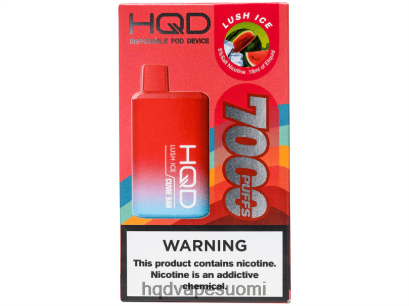 HQD CUVIE BAR kertakäyttöinen rehevä jää JLT48209 | BUY HQD VAPE ONLINE