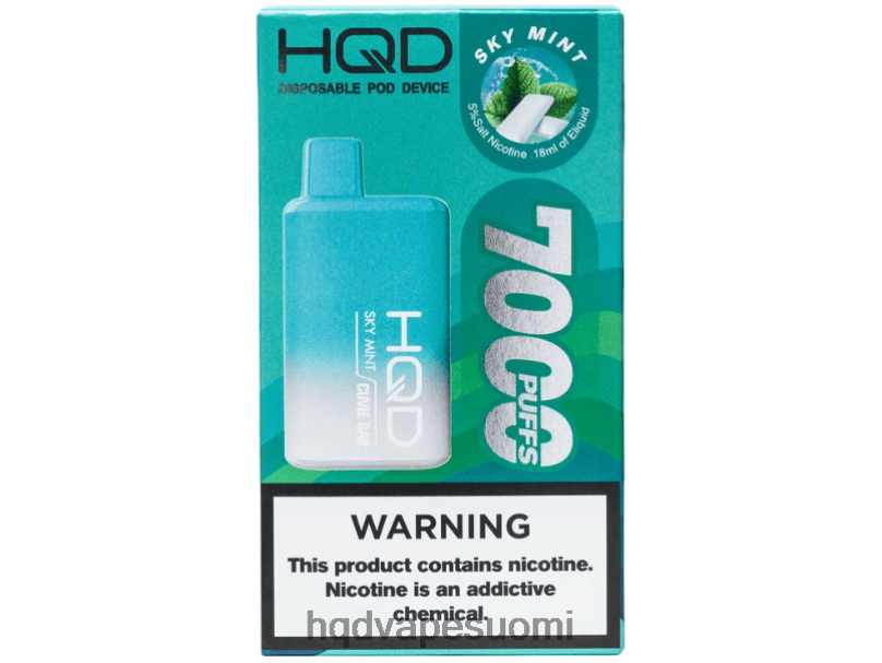 HQD CUVIE BAR kertakäyttöinen taivas minttu JLT48249 | BUY HQD VAPE ONLINE