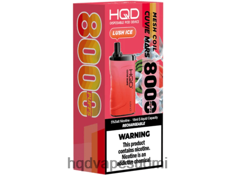 HQD CUVIE MARS kertakäyttöinen rehevä jää JLT48211 | HQD VAPE SUOMI
