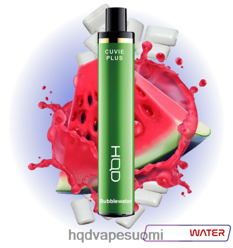 HQD CUVIE PLUS 1200 suihketta kuplivettä JLT48119 | BUY HQD VAPE ONLINE