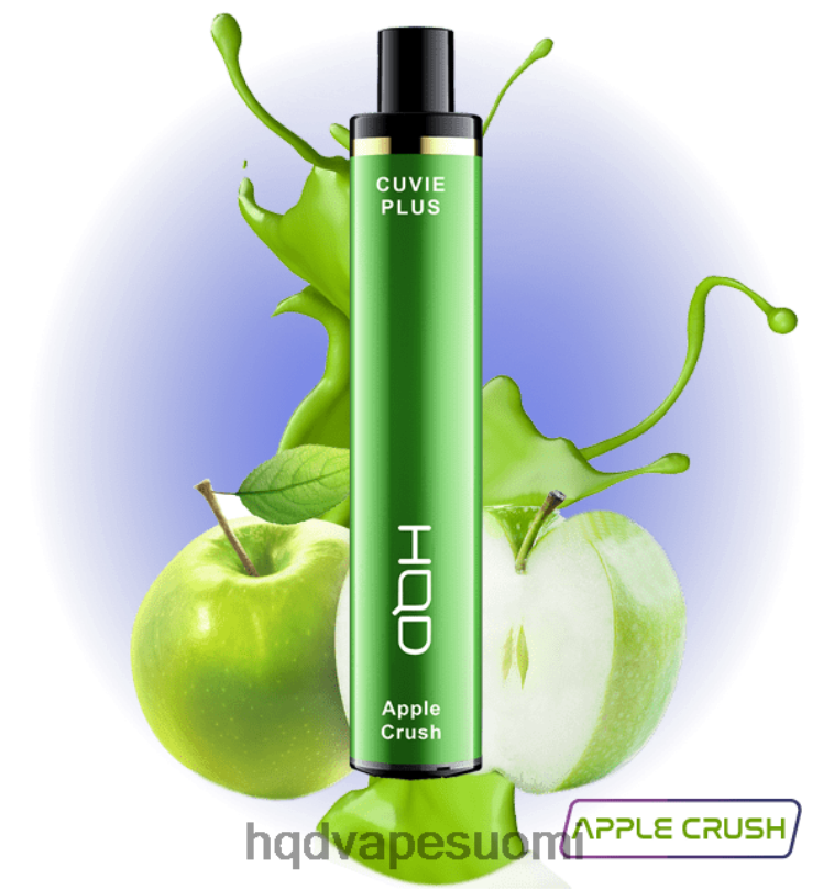 HQD CUVIE PLUS 1200 suihketta omenamurska JLT48125 | HQD VAPE SALE