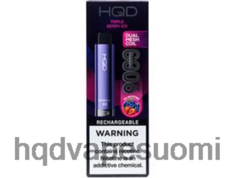 HQD CUVIE PLUS 2.0 kertakäyttöinen kolminkertainen marjajää JLT48266 | HQD VAPE FOR SALE