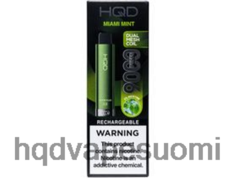 HQD CUVIE PLUS 2.0 kertakäyttöinen miami minttu JLT48286 | HQD VAPE FOR SALE