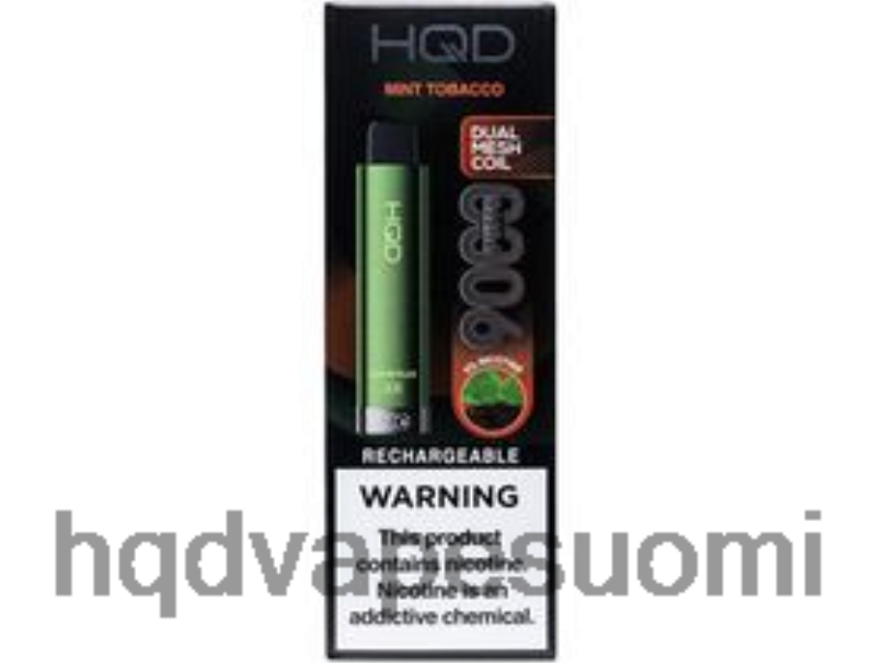 HQD CUVIE PLUS 2.0 kertakäyttöinen minttupakkaa JLT48221 | HQD VAPE SUOMI