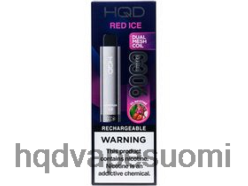 HQD CUVIE PLUS 2.0 kertakäyttöinen punaista jäätä JLT48245 | HQD VAPE SALE
