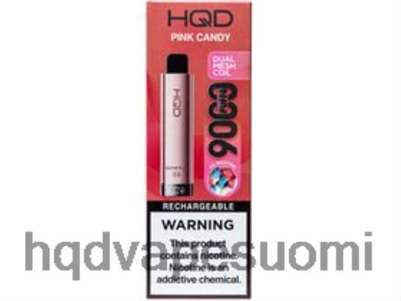 HQD CUVIE PLUS 2.0 kertakäyttöinen vaaleanpunainen karkki JLT48236 | HQD VAPE FOR SALE