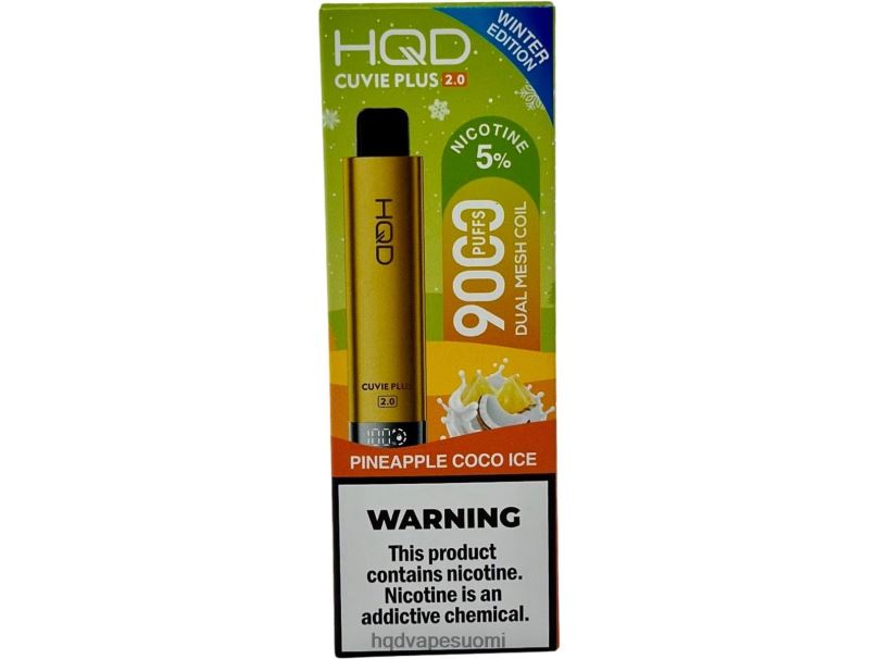 HQD CUVIE PLUS 2.0 (talvipainos) ananas kookosjää JLT48233 | HQD TECH HELSINKI