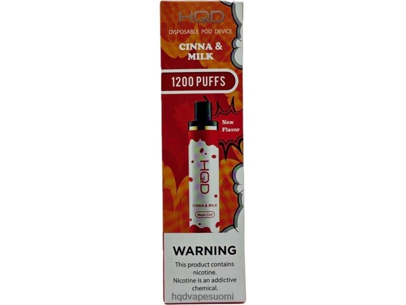 HQD CUVIE PLUS kertakäyttöinen kanelia ja maitoa JLT48154 | HQD VAPE ESPOO