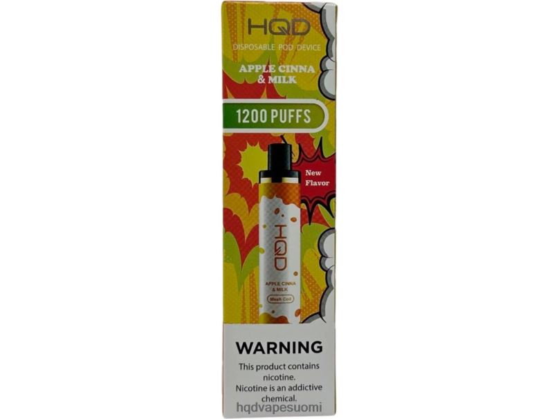 HQD CUVIE PLUS kertakäyttöinen omenasine ja maito JLT48126 | HQD VAPE FOR SALE