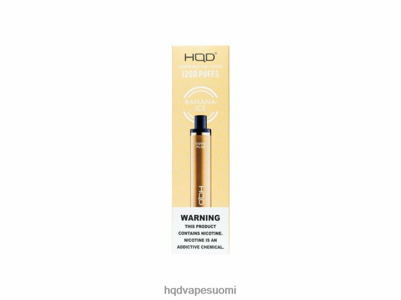 HQD CUVIE PLUS kertakäyttöinen vape banaani jää JLT48128 | HQD VAPE ONLINE SHOP