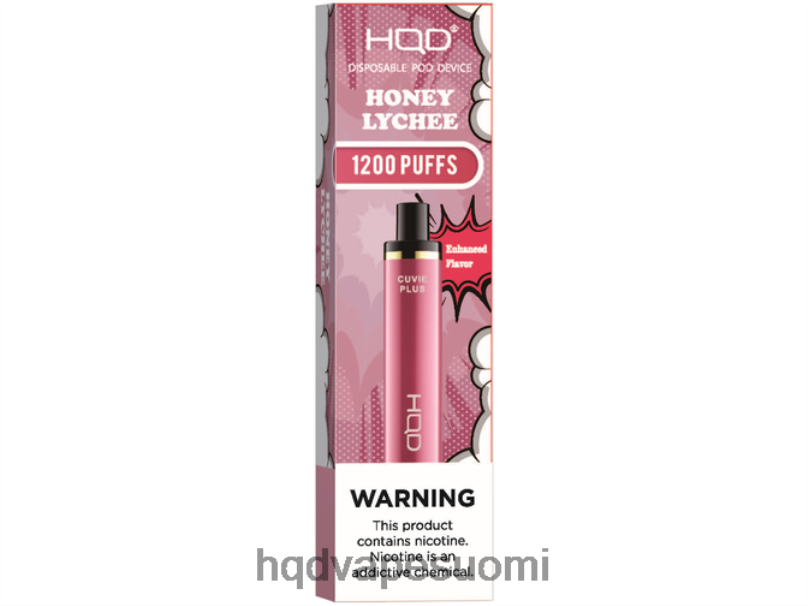 HQD CUVIE PLUS kertakäyttöinen vape hunaja litsi JLT48174 | HQD VAPE ESPOO