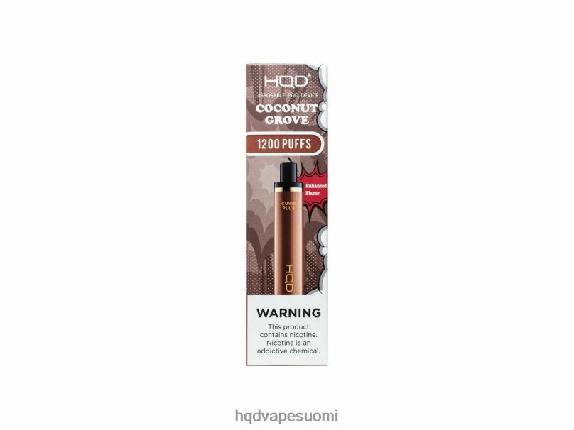 HQD CUVIE PLUS kertakäyttöinen vape kookoslehto JLT48157 | HQD VAPE FACTORY