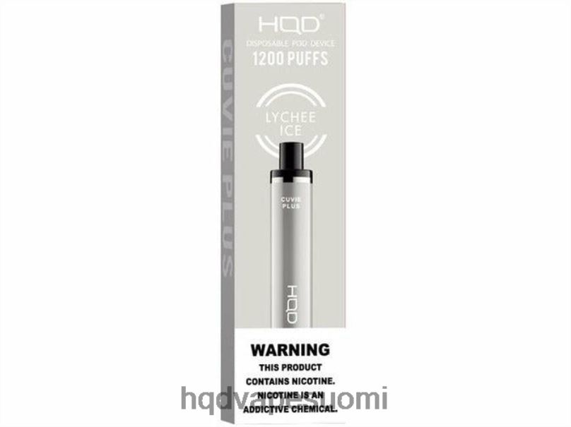 HQD CUVIE PLUS kertakäyttöinen vape litsi jää JLT48213 | HQD TECH HELSINKI