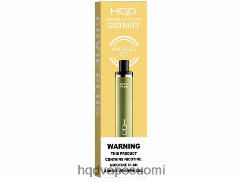 HQD CUVIE PLUS kertakäyttöinen vape mango jäätä JLT48216 | HQD VAPE FOR SALE