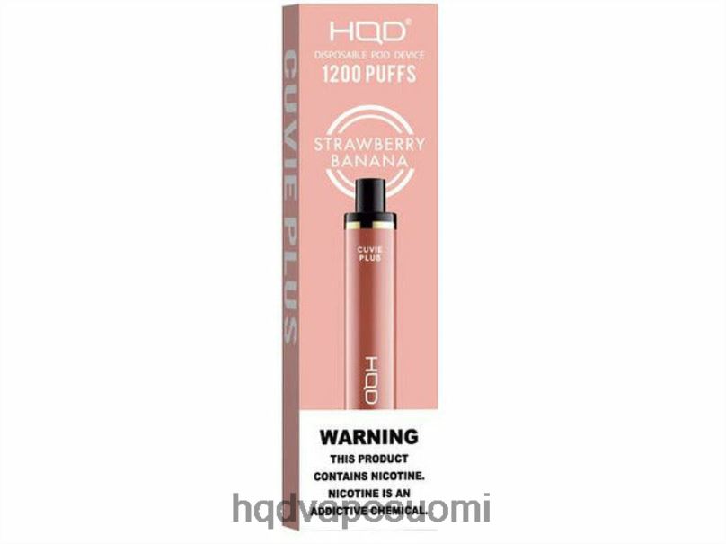 HQD CUVIE PLUS kertakäyttöinen vape mansikka banaani JLT48256 | HQD VAPE FOR SALE