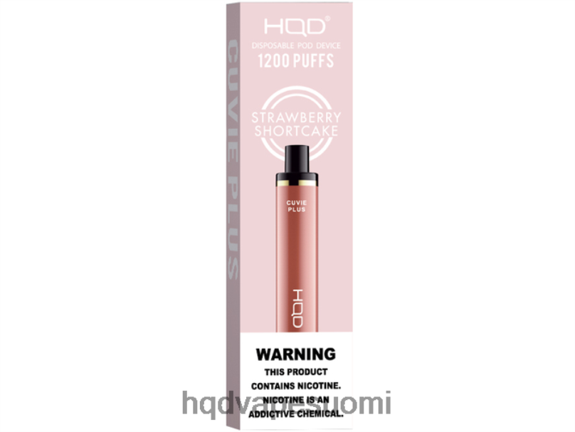 HQD CUVIE PLUS kertakäyttöinen vape mansikka murokakku JLT48259 | BUY HQD VAPE ONLINE