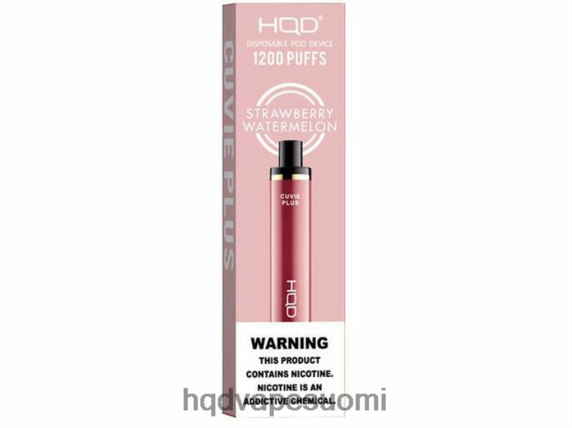 HQD CUVIE PLUS kertakäyttöinen vape mansikka vesimeloni JLT48262 | HQD FINLAND