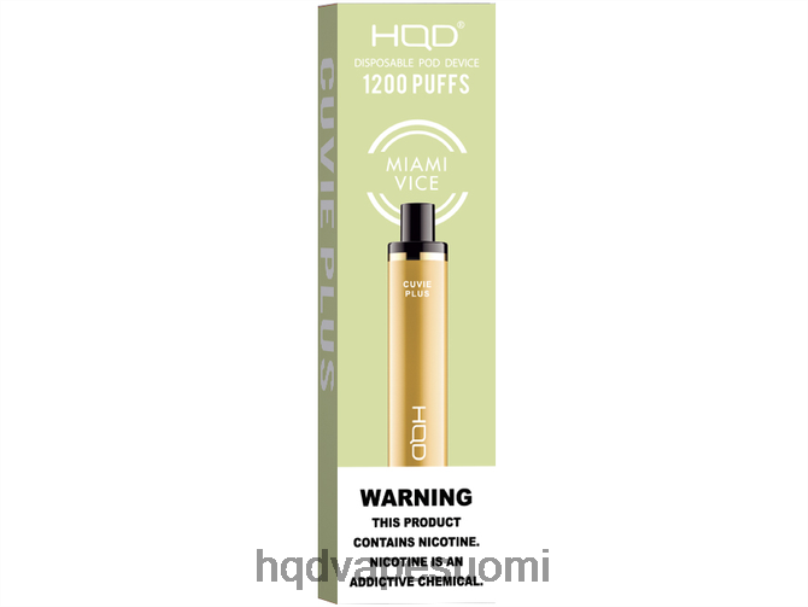 HQD CUVIE PLUS kertakäyttöinen vape miami pahe JLT48220 | HQD VAPE PRICE