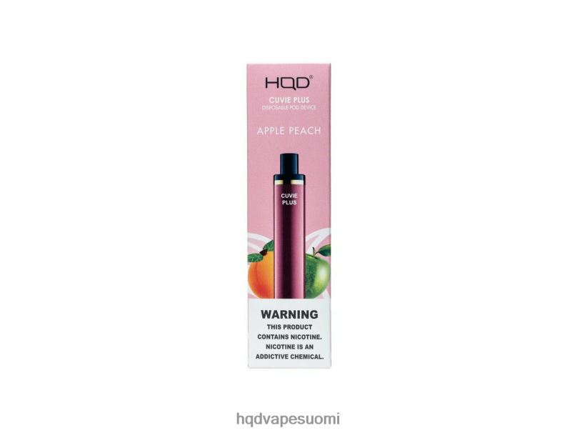 HQD CUVIE PLUS kertakäyttöinen vape omena persikka JLT48127 | HQD VAPE FACTORY