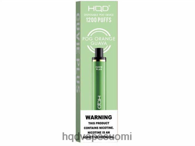 HQD CUVIE PLUS kertakäyttöinen vape pog-oranssi guava JLT48238 | HQD VAPE ONLINE SHOP