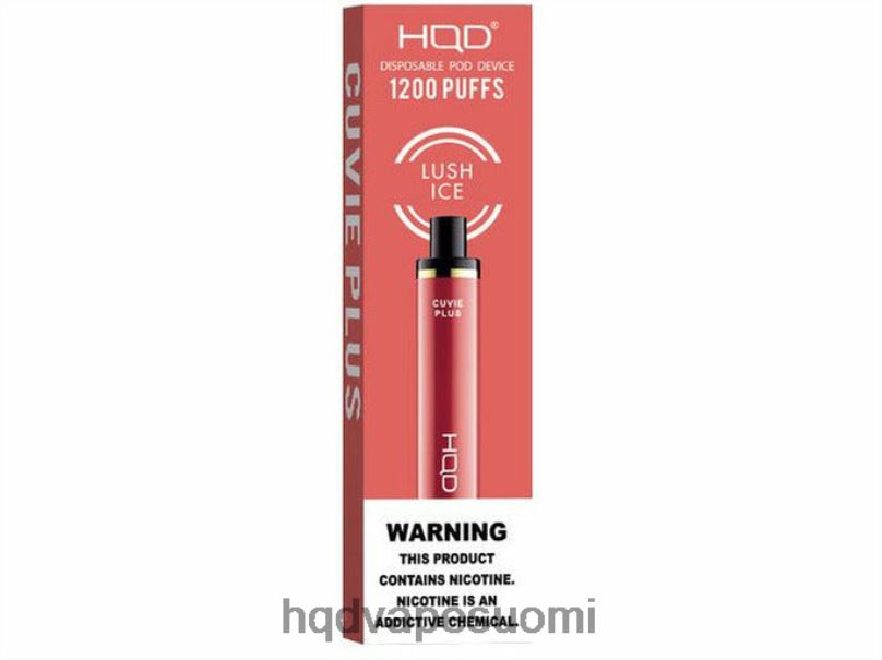 HQD CUVIE PLUS kertakäyttöinen vape rehevä jää JLT48212 | HQD FINLAND
