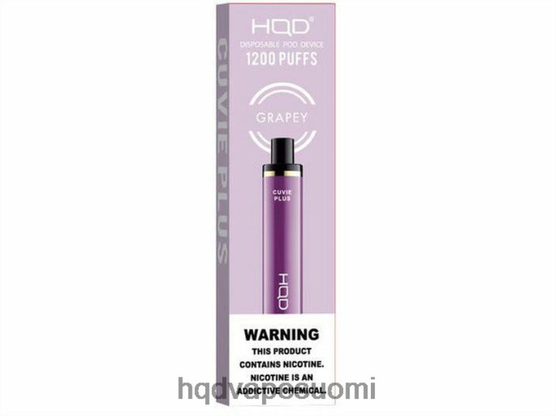 HQD CUVIE PLUS kertakäyttöinen vape rypäleinen JLT48171 | HQD VAPE SUOMI