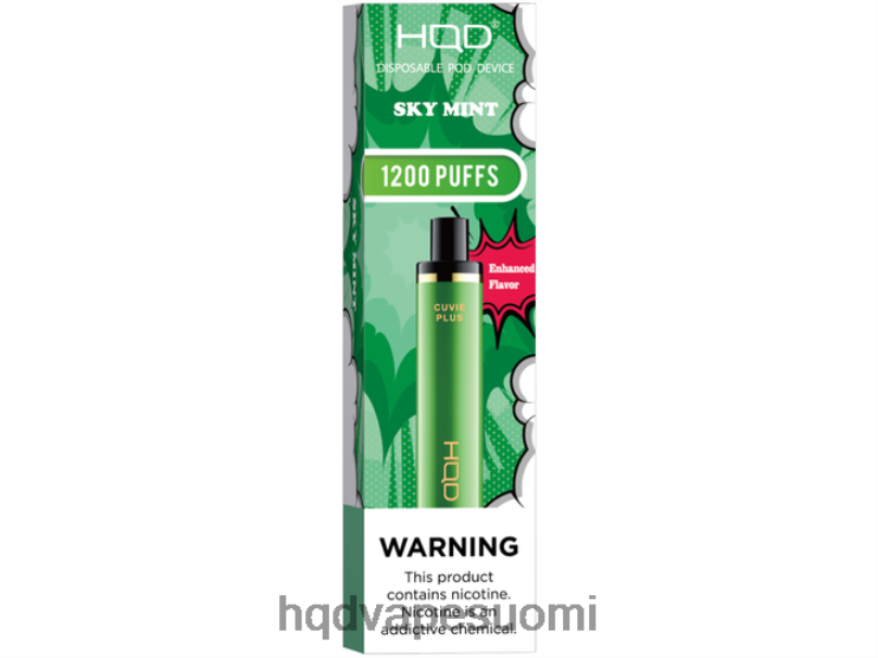 HQD CUVIE PLUS kertakäyttöinen vape taivas minttu JLT48250 | HQD VAPE PRICE