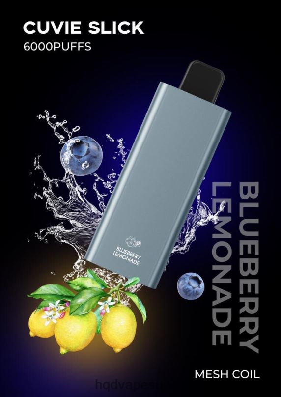 HQD CUVIE SLICK 6000 hengitystä liukas mustikkalimonadi JLT4838 | HQD VAPE ONLINE SHOP