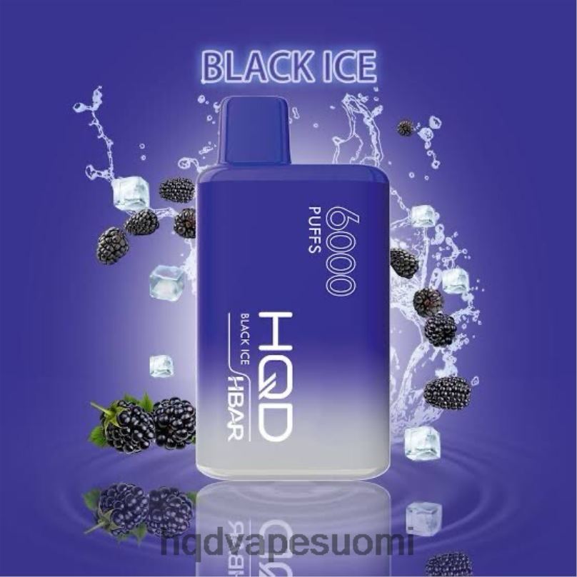 HQD HBAR 6000 hengitystä musta jää JLT4844 | HQD VAPE ESPOO