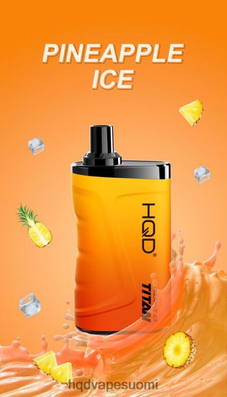 HQD TITAN 7000 suihketta ananas jäätä JLT483 | HQD TECH HELSINKI