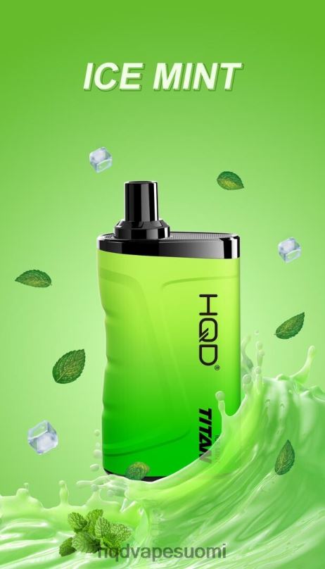 HQD TITAN 7000 suihketta jää minttu JLT4817 | HQD VAPE FACTORY