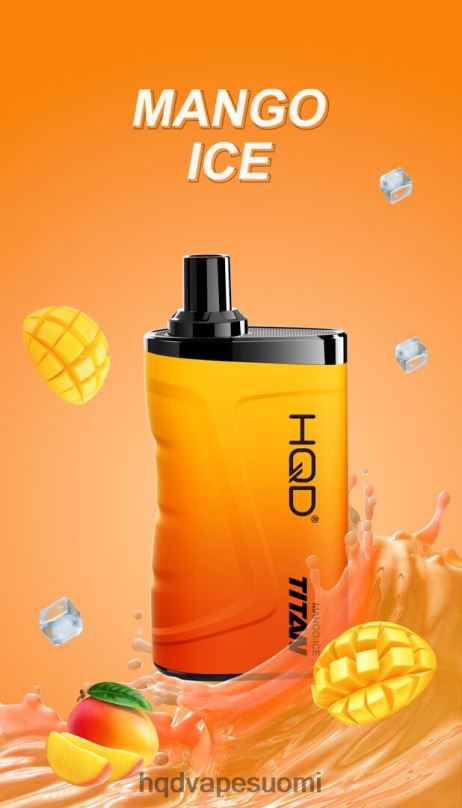 HQD TITAN 7000 suihketta mango jäätä JLT4811 | HQD VAPE SUOMI