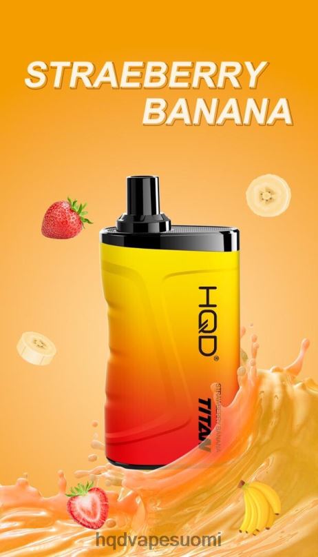 HQD TITAN 7000 suihketta mansikka banaani JLT4813 | HQD TECH HELSINKI