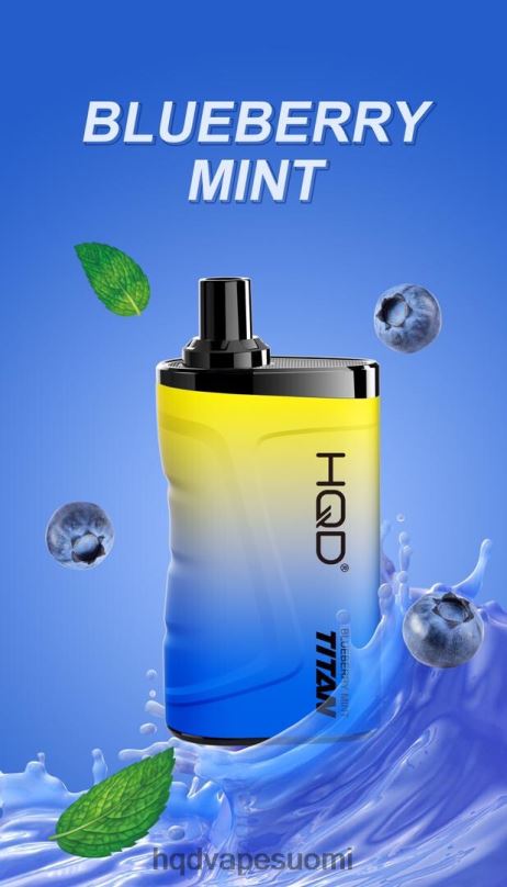 HQD TITAN 7000 suihketta mustikka minttu JLT486 | HQD VAPE FOR SALE