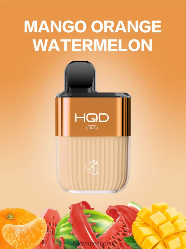 HQD HOT 5000 hengitystä mango appelsiini vesimeloni JLT4860 | HQD VAPE PRICE