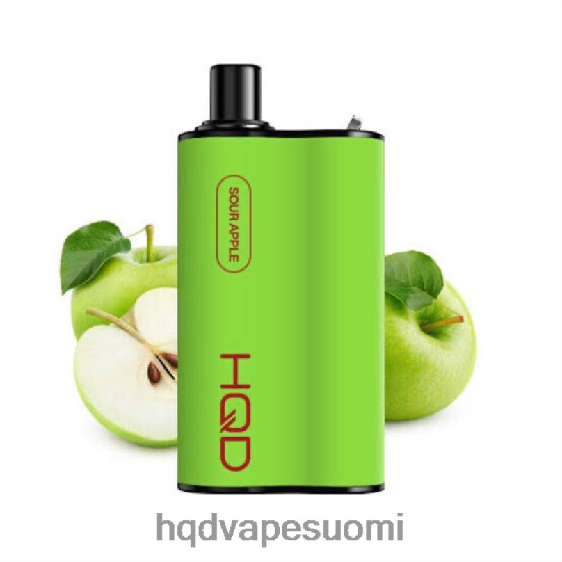 HQD BOX 4000 suihketta hapan omena JLT4897 | HQD VAPE FACTORY