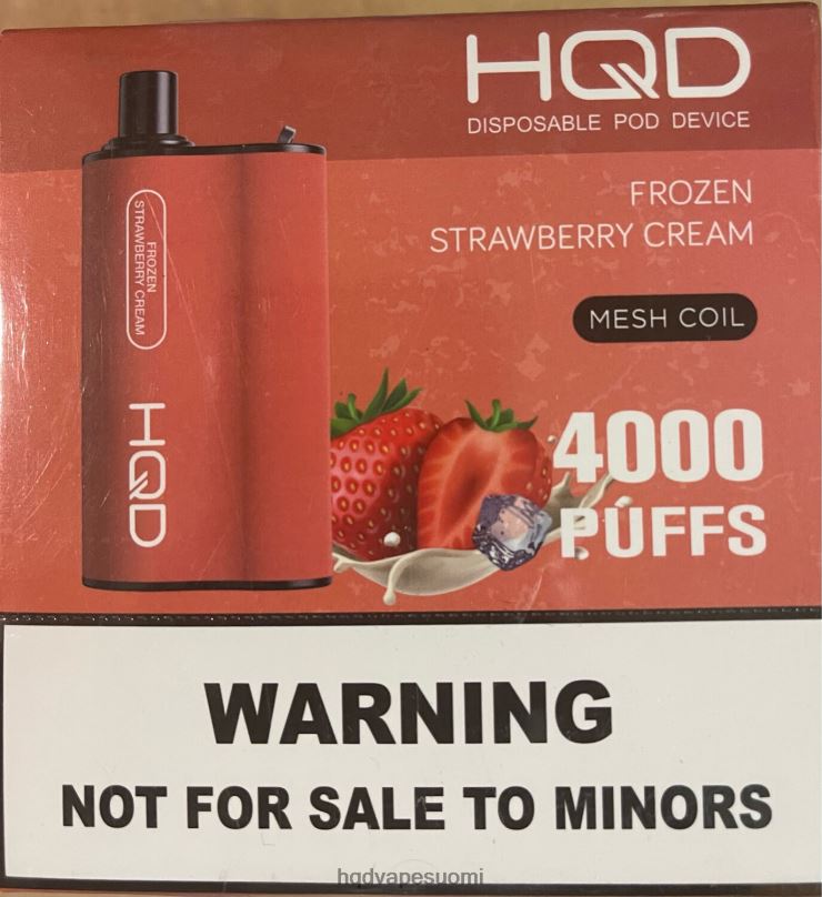 HQD BOX 4000 suihketta jäädytetty mansikkakerma JLT4880 | HQD VAPE PRICE