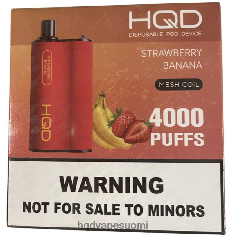 HQD BOX 4000 suihketta mansikka banaani JLT4870 | HQD VAPE PRICE