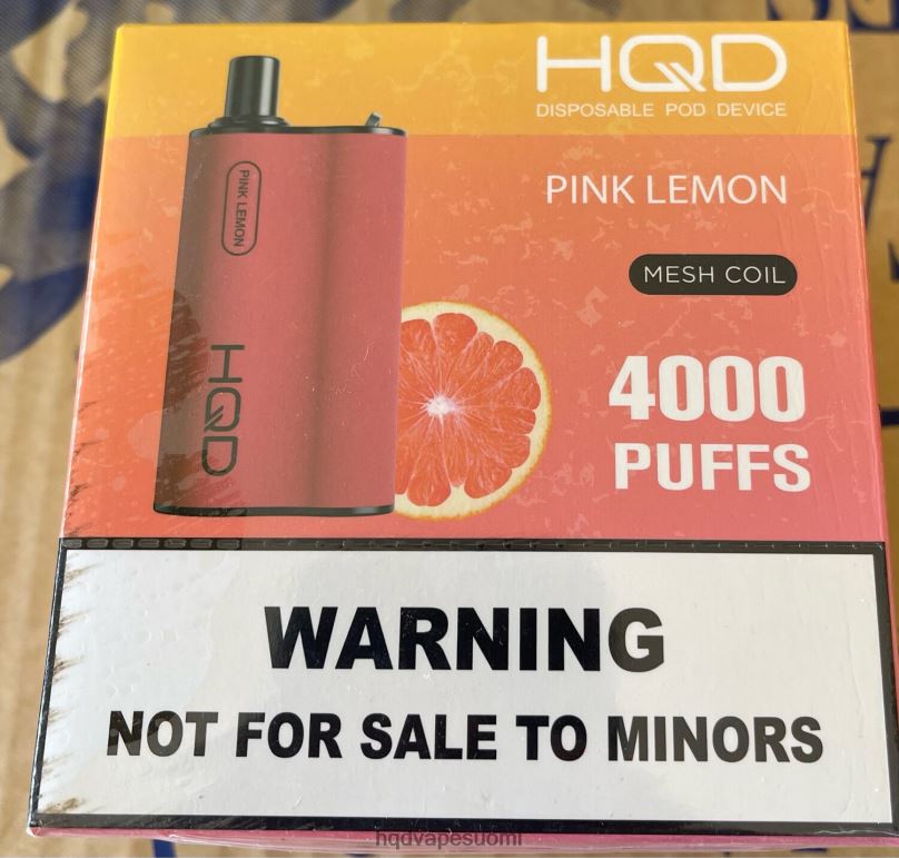 HQD BOX 4000 suihketta vaaleanpunainen sitruuna JLT4875 | HQD VAPE SALE